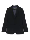 Seventy Navy Blue Virgin Wool Blazer In Blue