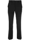 Seventy Cropped Tailored Trousers In Black