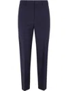 Seventy Pressed Crease Tailored Trousers In Blue