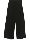 Seventy Black Trousers Featuring Elasticated Waistband In Black