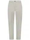Seventy Elastic-waistband Trousers In White