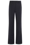 Seventy High-waisted Blue Trousers With Four-pocket Design In Blue