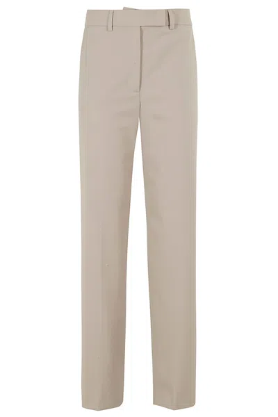 Seventy Tailored Ice Color Pants In Neutrals