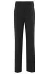 Seventy Cotton Straight-leg Trousers In Nero