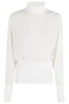 Seventy Turtleneck Cardigan In White