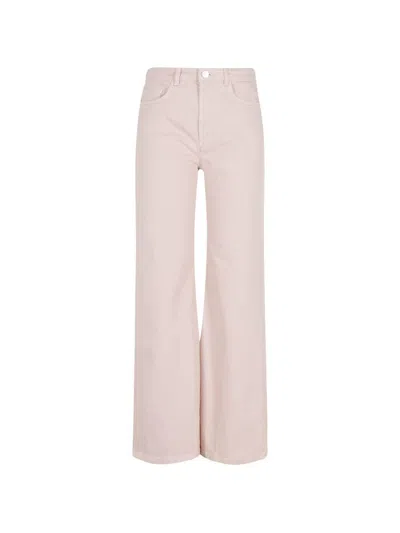 Seventy Pantaloni In Cotone Rosa Ampi  In Pink