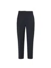 Seventy Navy Blue Trousers In Fresh Wool In Blu