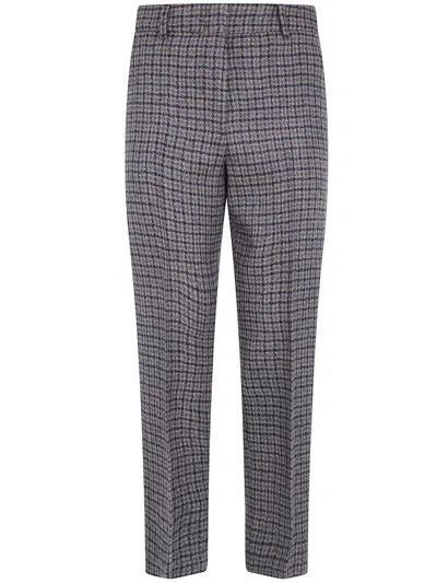 Seventy Pants Wool Classic Trousers In Gray
