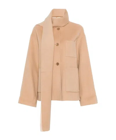 SEVENTY PATCH-POCKET WOOL COAT