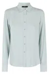Seventy Plain Crepe Shirt With Silk Mix