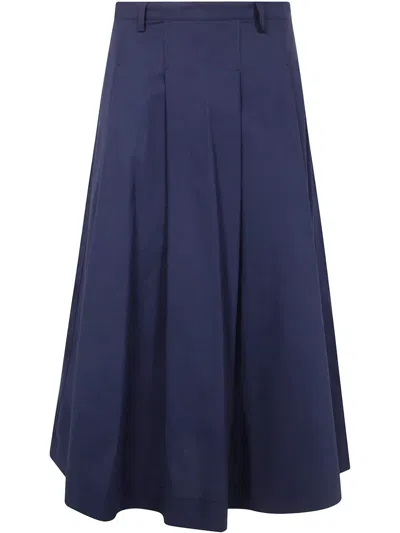 SEVENTY PLEAT-DETAIL SKIRT