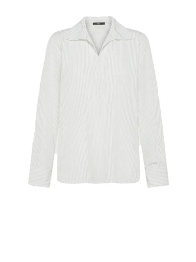 SEVENTY SEVENTY POPLIN AND VISCOSE SHIRT