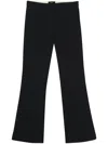 Seventy Pressed-crease Flared Trousers In Blau