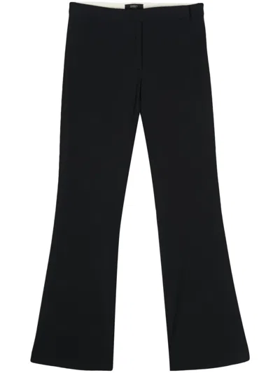 Seventy Pressed-crease Flared Trousers In Blau