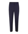 Seventy Pressed Crease Tailored Trousers In Blue