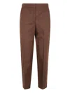 Seventy Pressed Crease Trousers In 褐色