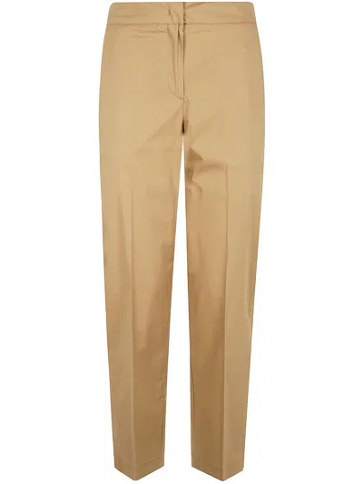 Seventy Pressed Crease Trousers In Beige
