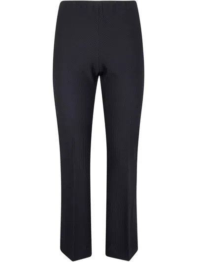Seventy Pressed-crease Trousers In Black