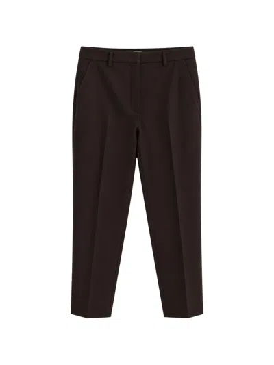 Seventy Pressed-crease Straight-leg Trousers In Brown