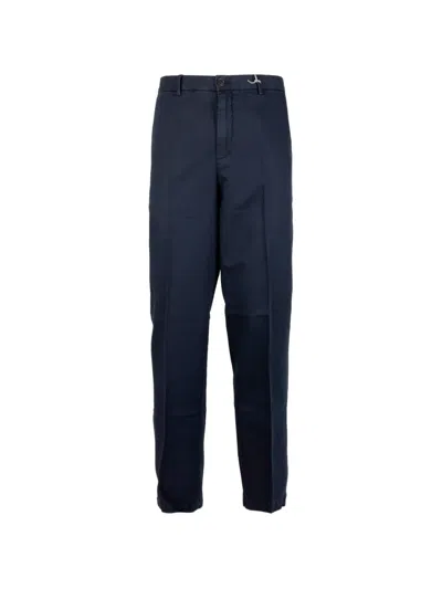 Seventy Pressed-crease Straight-leg Trousers In Blue