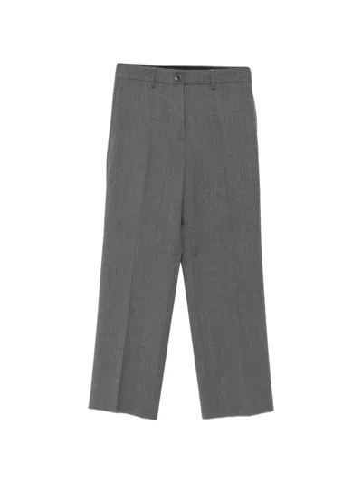 Seventy Pressed-crease Tailored Trousers In Blue