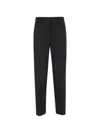 Seventy Stretchy Polyamide Blend Trousers In Black