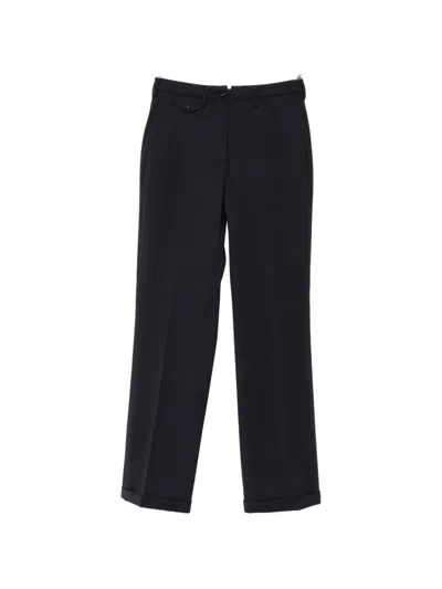 Seventy Pressed-crease Tailored Trousers In Blue