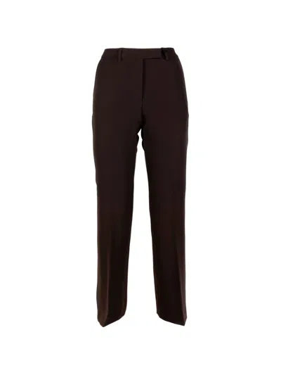 Seventy Pressed-crease Tailored Trousers In Brown