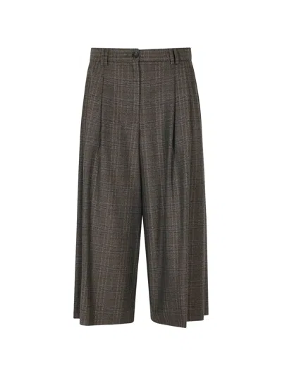 Seventy Dove Gray Prince Of Wales Check Straight-leg Bermuda Shorts