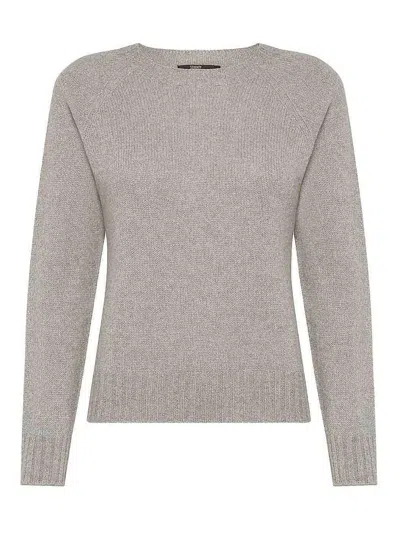 Seventy Pure Cashmere Crew Neck Sweater In Grey