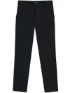 Seventy Slim-cut Cropped Trousers In Blue
