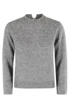 Seventy Rhinestone-embellished Crew Neck Sweater In Gray