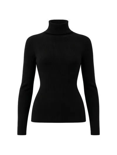 Seventy Ribbed-knit Roll-neck Sweater In Blue
