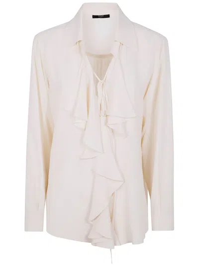 Seventy Ruffled Blouse In White