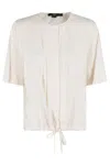 Seventy Pleat-detailed Shirt In Neutrals