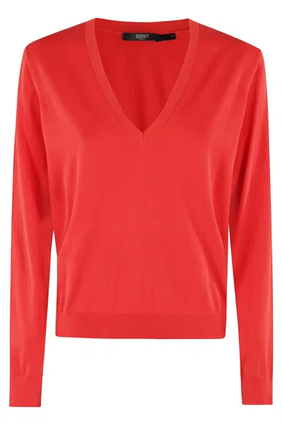 Seventy Scollo V Basico In Rosso