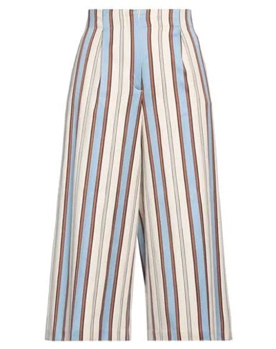 Seventy Sergio Tegon 10 Collection Cropped Pants In White