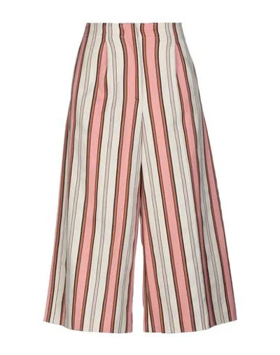 Seventy Sergio Tegon 10 Collection Cropped Pants In Pink