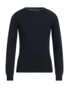 Seventy Sergio Tegon Man Sweater Midnight Blue Size S Wool, Viscose, Polyamide, Cashmere In Blue
