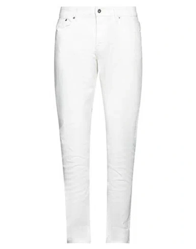 Seventy Sergio Tegon Seventy Venezia Man Jeans White Size 34 Cotton, Elastane