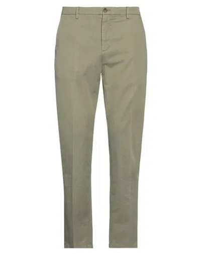 Seventy Sergio Tegon Seventy Venezia Man Pants Military Green Size 40 Cotton, Linen, Elastane