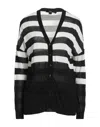 Seventy Sergio Tegon Seventy Venezia Woman Cardigan Black Size L Viscose