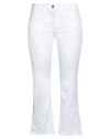 Seventy Sergio Tegon Seventy Venezia Woman Jeans White Size 2 Cotton, Elastane In White