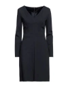 Seventy Sergio Tegon Seventy Venezia Woman Midi Dress Midnight Blue Size 6 Viscose, Polyamide, Elastane In Blue