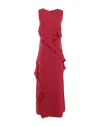 Seventy Sergio Tegon Midi Dresses In Red