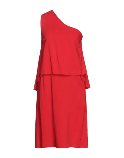Seventy Sergio Tegon Midi Dresses In Red