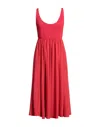 Seventy Sergio Tegon Midi Dresses In Red