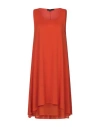 Seventy Sergio Tegon Short Dresses In Orange
