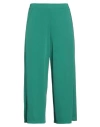 Seventy Sergio Tegon Seventy Venezia Woman Pants Green Size M Polyester, Elastane In Green