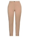 Seventy Sergio Tegon Seventy Venezia Woman Pants Sand Size 10 Polyester, Virgin Wool, Elastane In Beige